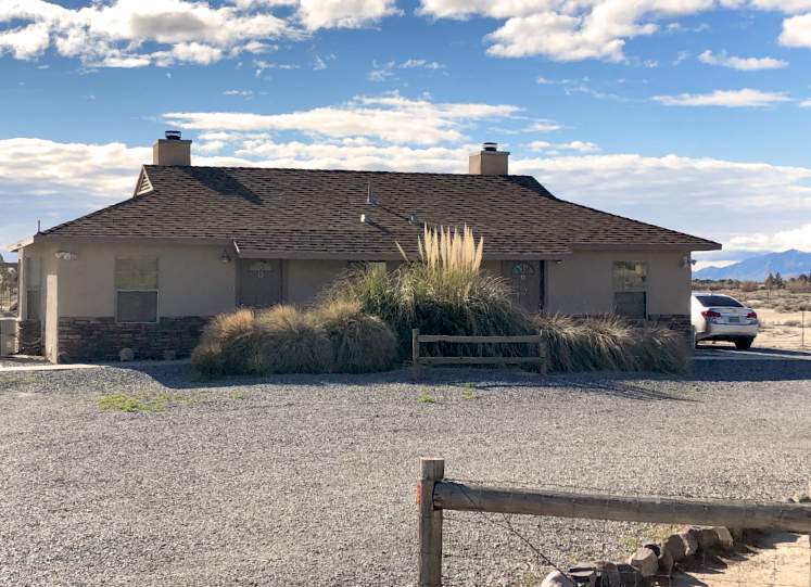 Modern day photo of the preserved El Rancho Vegas bungalow in Pahrump, Nevada, showing restored 1941 architecture now listed on Nevada State Register of Historic Places